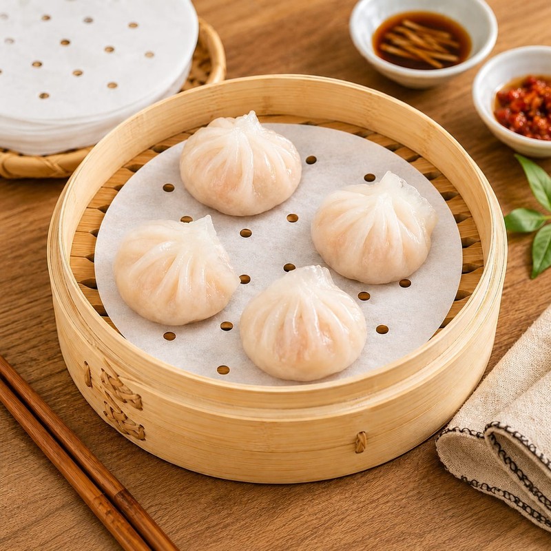 Steamer Paper 20cm 50PCS Non-Stick Oilproof Steaming Paper gallery