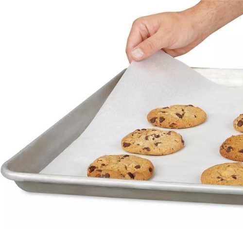 Green Harvest Silicone Coated Parchment Baking Paper 12"x12" 12"x12", White gallery
