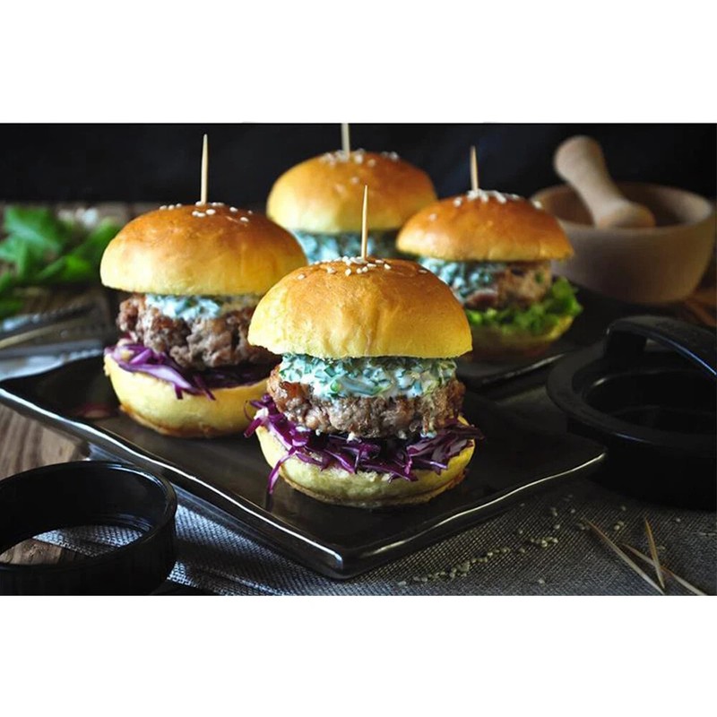 Non Stick Stuffed Burger Press Hamburger Patty Molds Maker Sliders Kitchen BBQ gallery