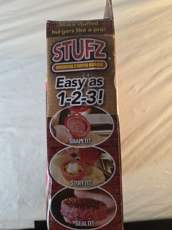 Stuffed Burger Press STUFZ Americas Hamburger Patty Molds Maker Sliders BBQ US gallery