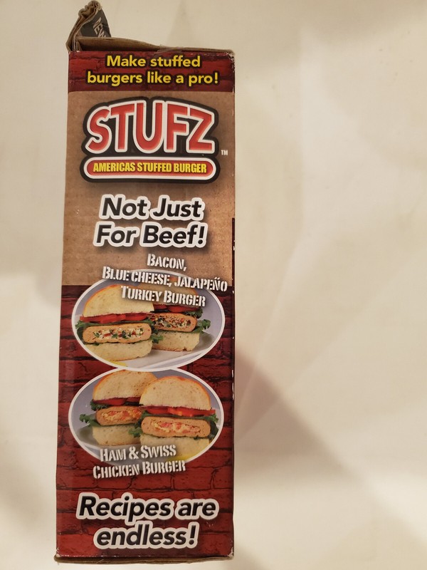 STUFZ - AMERICANS STUFFED BURGER AS SEEN ON TV NEW IN BOX gallery