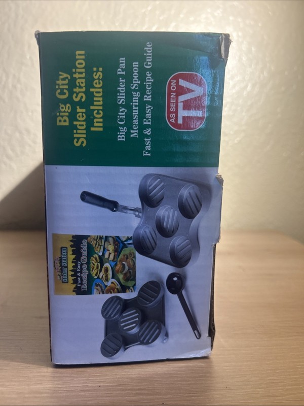 Big City Slider Station Mini Burger Maker Pan New In Box gallery