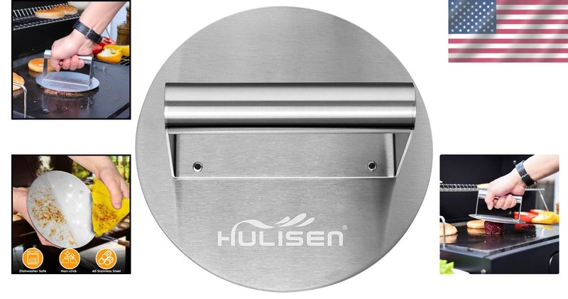 Efficient 6.2-Inch Burger Press - Perfect for Grilling Lovers & Home Chefs gallery
