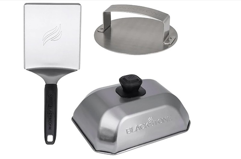 BLACKSTONE Smash Burger Kit, stainless steel BRAND NEW gallery