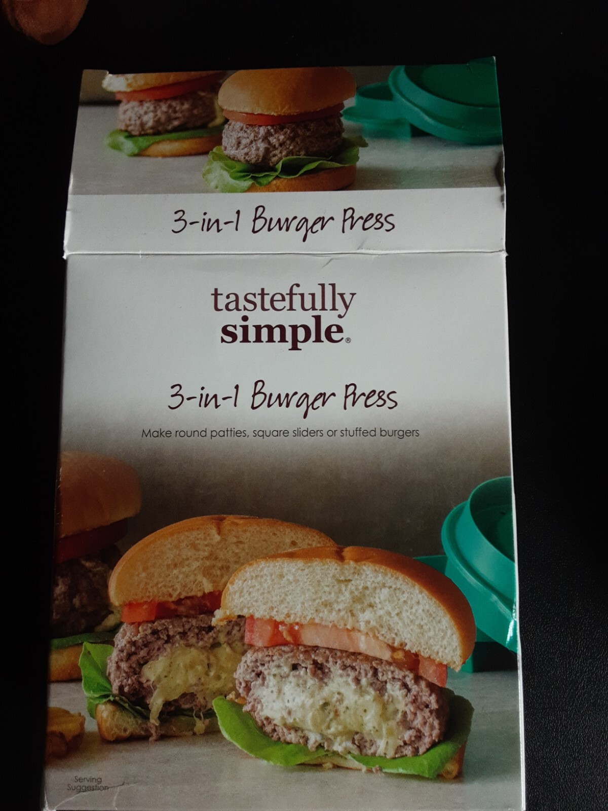 Tastefully Simple 3-in-1 Burger press - New gallery