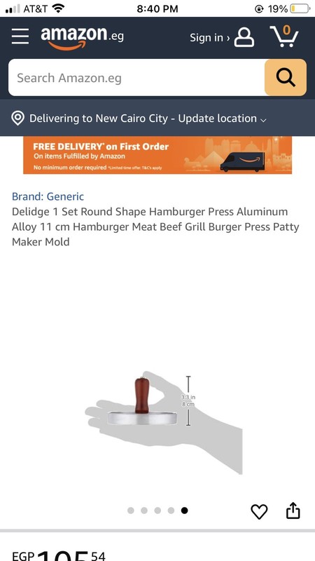 Hamburger Patty Maker Grill Press Large Round Burger Metal Mould Cooking Tools gallery