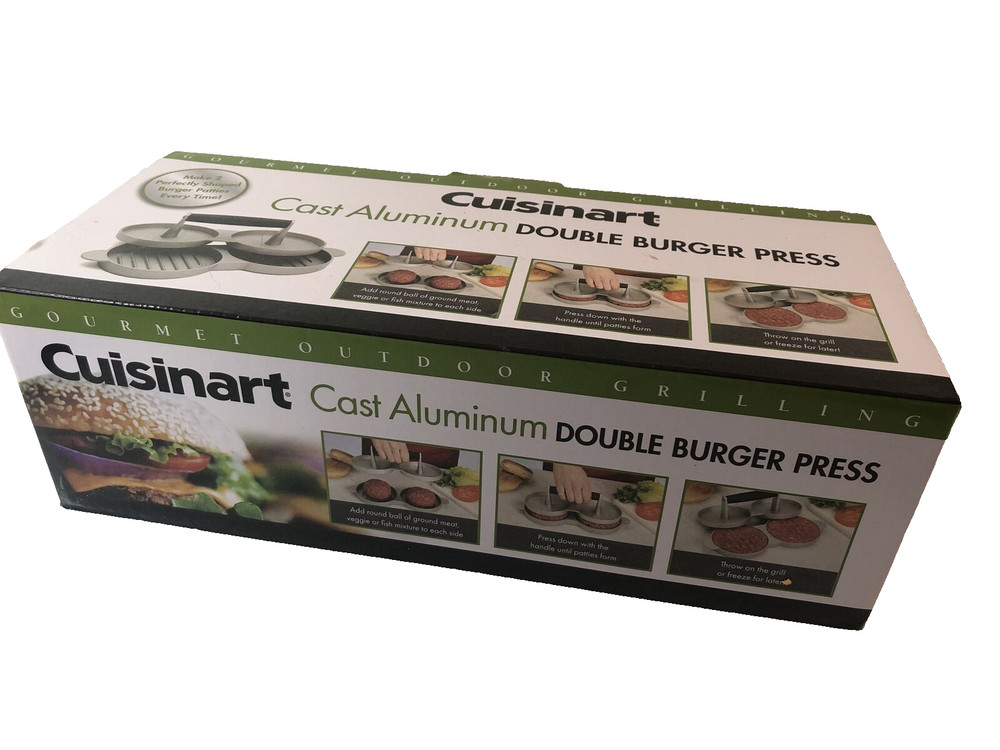 Cuisinart Outdoor Grilling CABP-320 Cuisinart Cast Aluminum Double Burger Press
