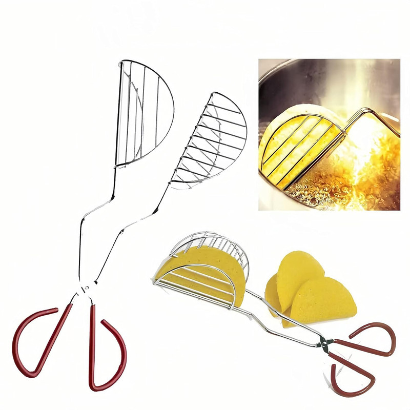 Taco Maker Press Fried Taco Shells Mold Crisp Deep Fryer Kitchen Tools Gadgets gallery