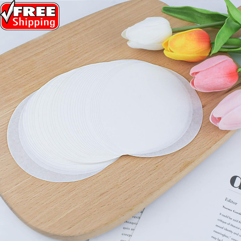 100 Pcs Burger Patty Paper Hamburger Parchment Papers 4 Inch Non-Stick round Ham gallery