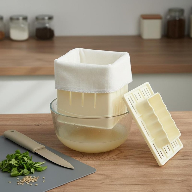 Tofu Press Reusable Bean Curd Mold DIY for Home Cooks, Vegetarians gallery