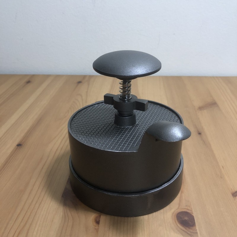 Single Hamburger Press Heavy Duty Cast Aluminum Patty Maker Adjustable Thickness gallery