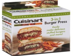 Cuisinart 3-in-1 Burger Press Tool Makes Delicious Stuffed Burgers