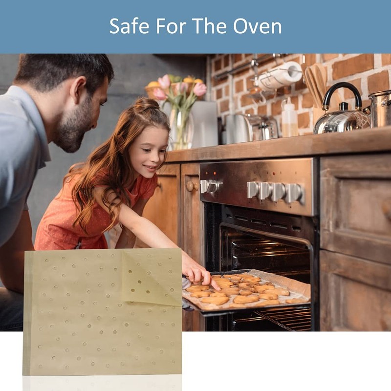 Air Fryer Oven Liners, 11.5 x 10 inches Non-Stick x 10 inches, Brown gallery