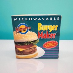 MicroPro Microwavable Burger Maker Kitchen Gadget New in Box 3 Minute Burger NIB