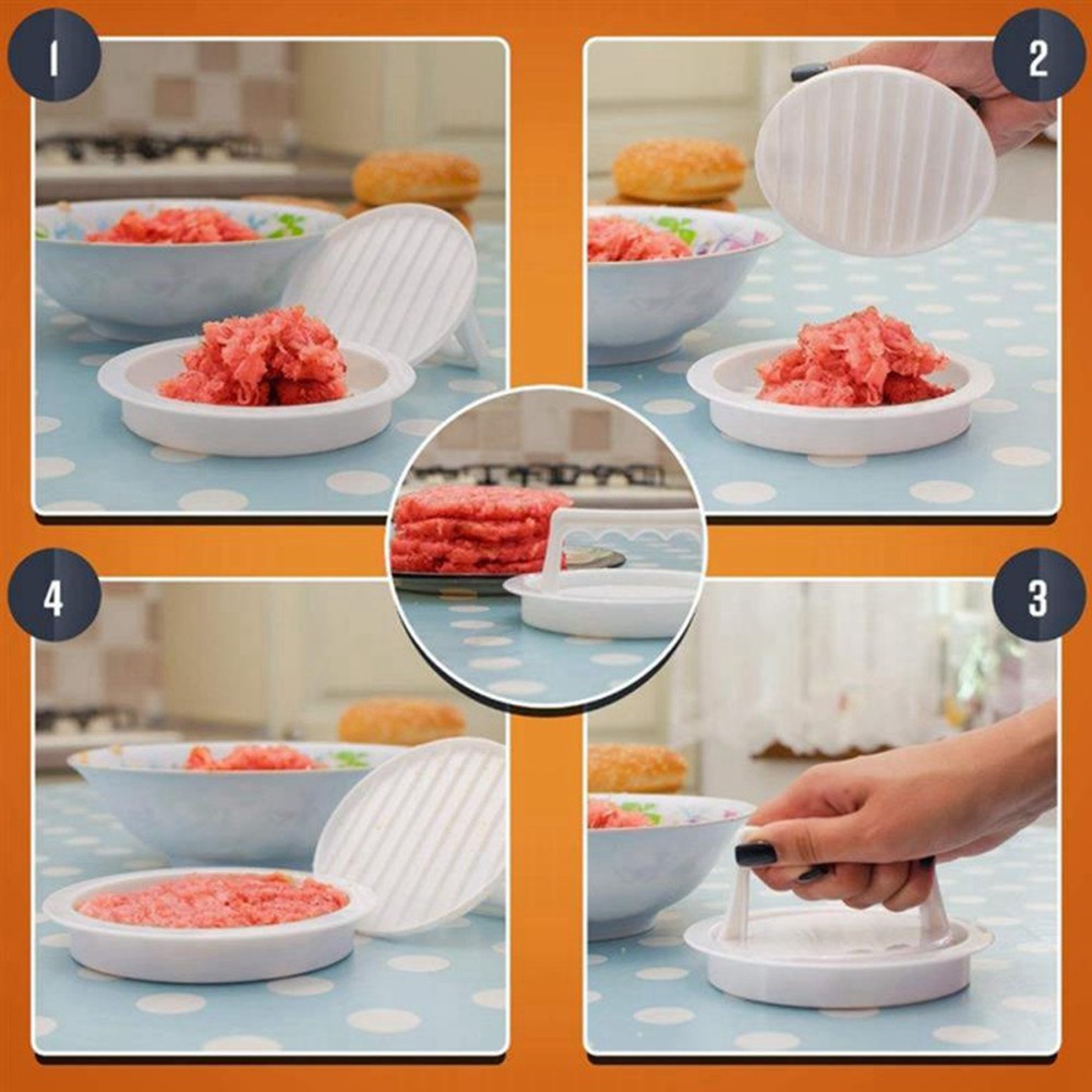 Kitchen Hamburger Meat Beef Maker Grill Burger Patty Mould Press Mold Tools4126 gallery