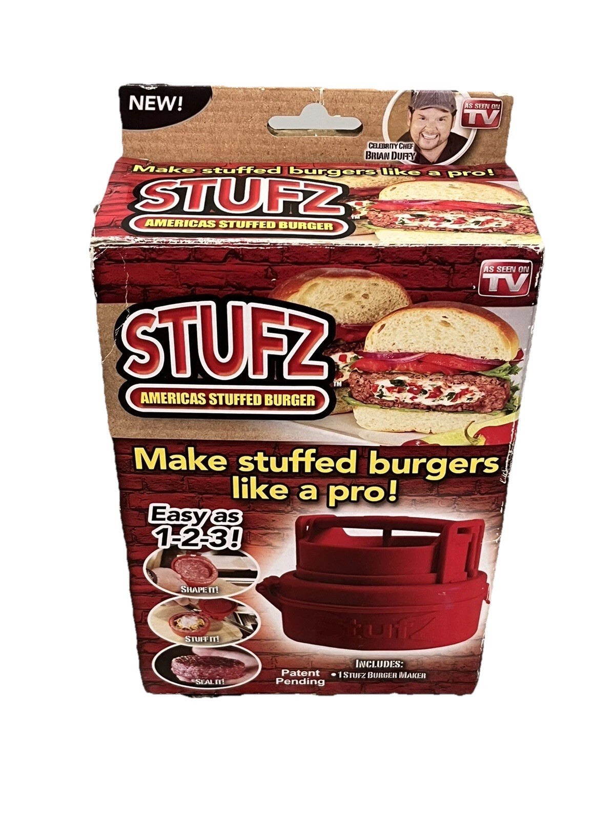 Stufz Stuffed Burger Press - Hamburger Patty Maker - As Seen On TV gallery