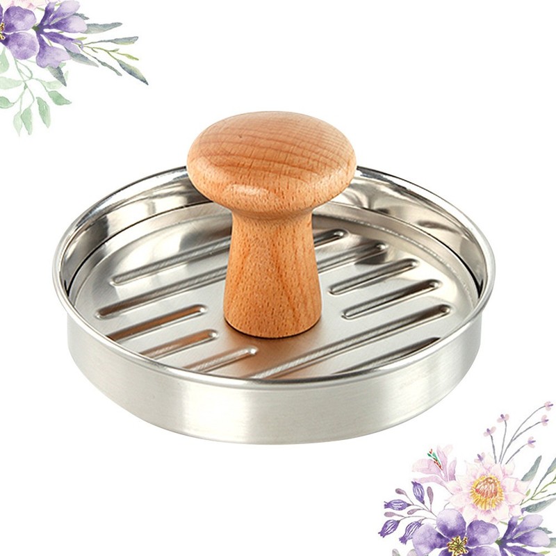 Stainless Steel Large Burger Press Mold for Home Kitchen and BBQ gallery