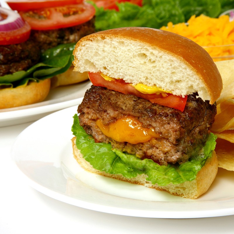 Norpro Nonstick Stuffed Burger Maker, Red gallery