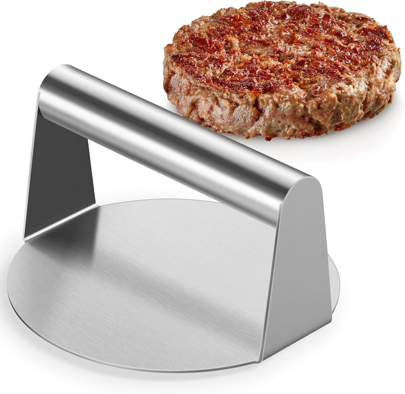 Joyfair Smash Burger Press for Griddle (5.5 Inch), Stainless Steel Hamburger Sma gallery