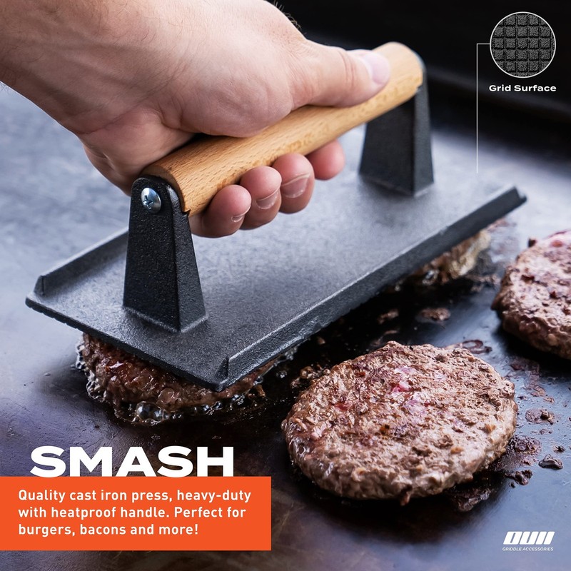 Flat Top Griddle Accessories Set for Blackstone and Camp Chef - 12 Inch Heavy gallery