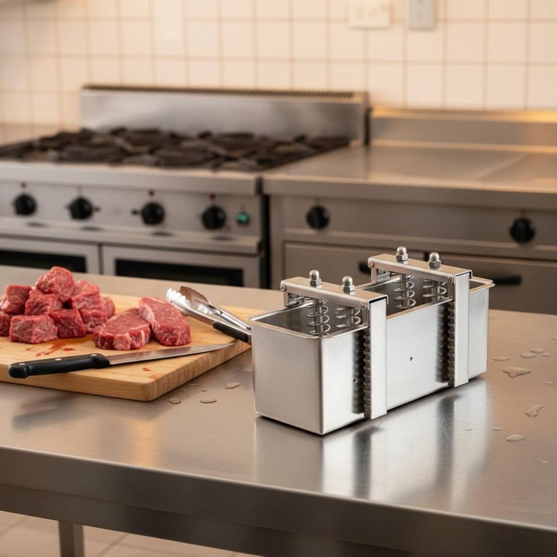 Stainless Steel Meat Press Easy to Clean Meat Loaf Forming Form for Home Cooks gallery