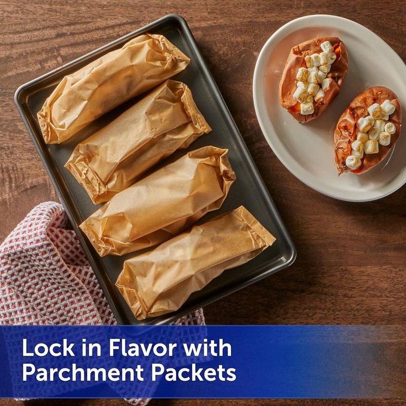 Reynolds Kitchens Unbleached Parchment Paper Roll, Non Stick 45 Sq Ft, Brown gallery