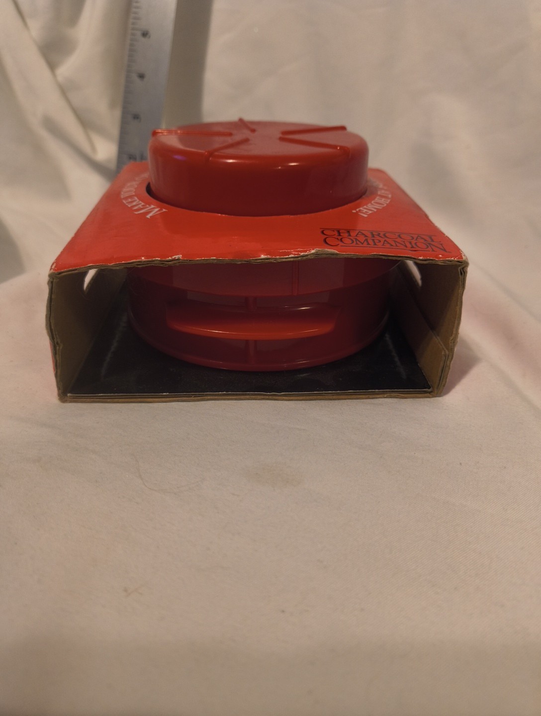 Juct Lucy Stuff-A-Burger Press Charcoal Companion Red Durable Plastic gallery