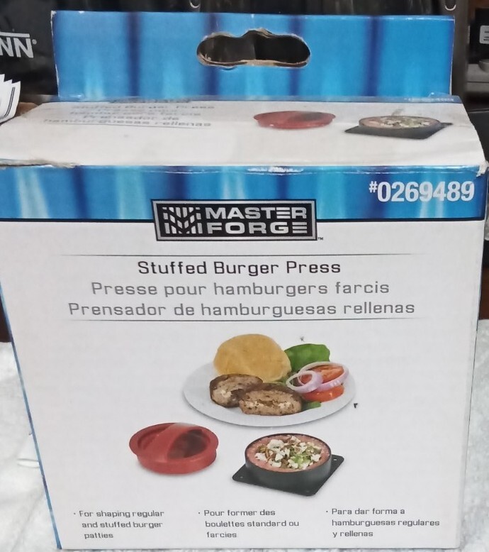 Burger Press Regular Shape & Stuffed Burger Patties by Master Forge gallery
