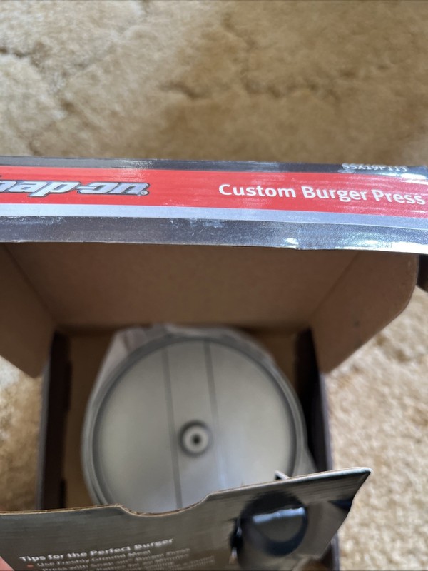 Snap-On Custom Burger Press SSX19P113 New gallery