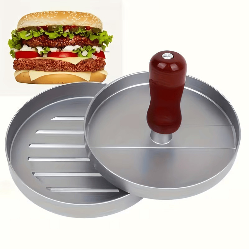 Hamburger Patty Maker Press – Non-Stick Burger Mold for Beef BBQ & Grill Cooking gallery