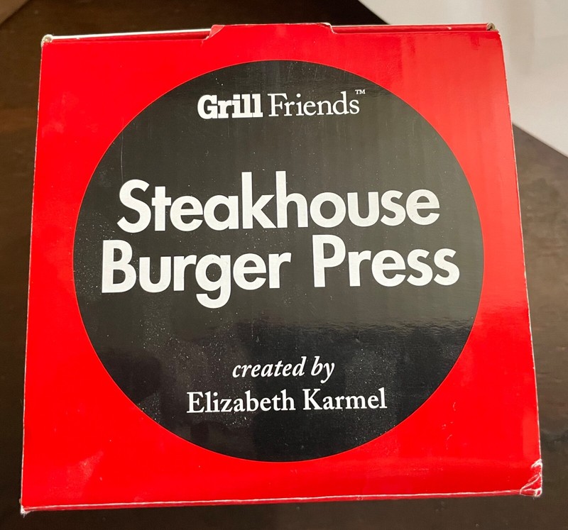 Grill Friends Steakhouse Burger Press 2005 NEW IN BOX. Never Used. gallery
