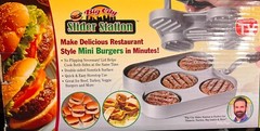 Big City Slider Station NEW Cooks 5 Mini Burgers on Stovetop