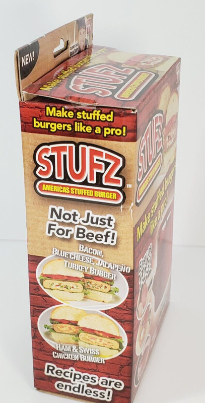 NEW STUFZ Americas Stuffed Burger Make Burgers Like a Pro, As-Seen-On TV gallery