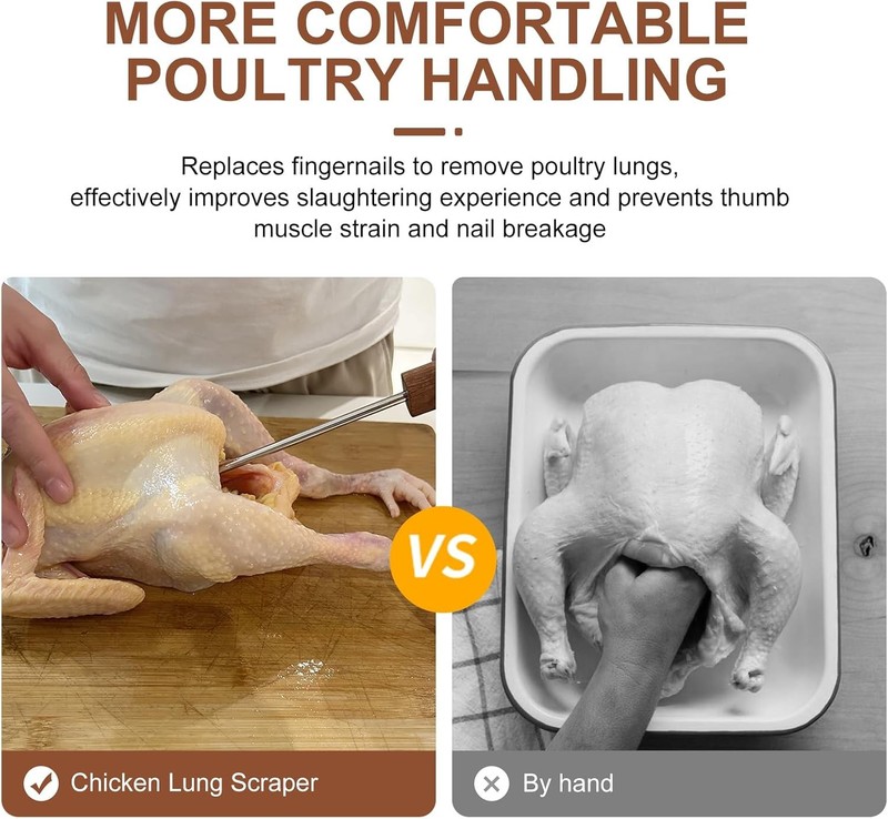 Lung Scraper of Chicken Processing Equipment, Easily gallery