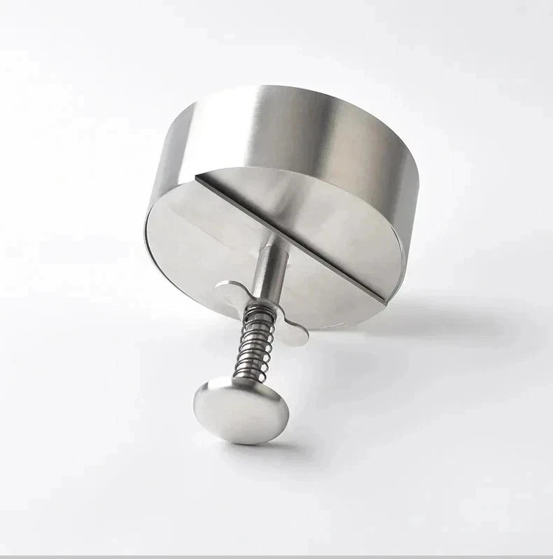 1pc 304 Stainless Steel Hamburger Patty Press Non-Stick Burger Maker gallery