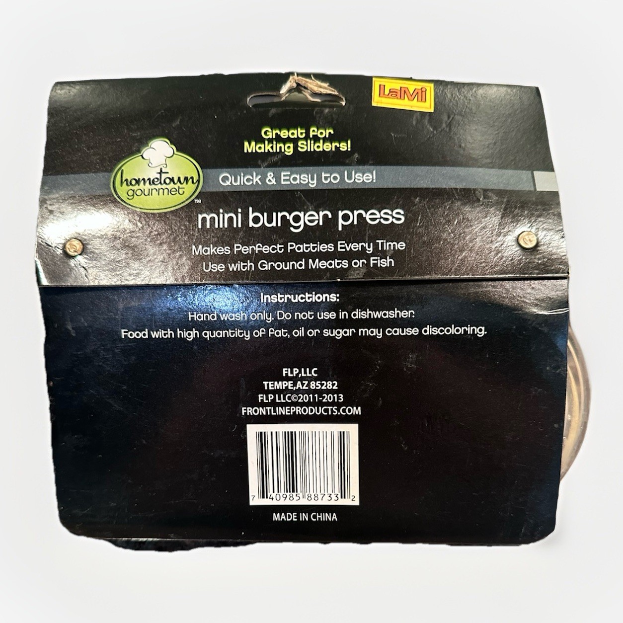 Hometown Gourmet Mini Burger Press Great For Making Sliders Brand New gallery