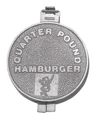 HIC Kitchen Burger Press and Patty Maker Aluminum Makes Quarter-Pound Patties…