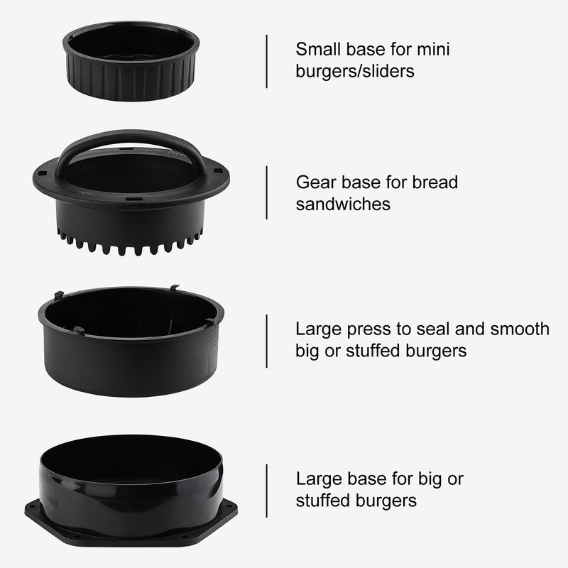 POLIGO 5PCS Smash Burger Press Kit - 4 in 1 Stuffed Burger Mold, 2PCS Cast I... gallery