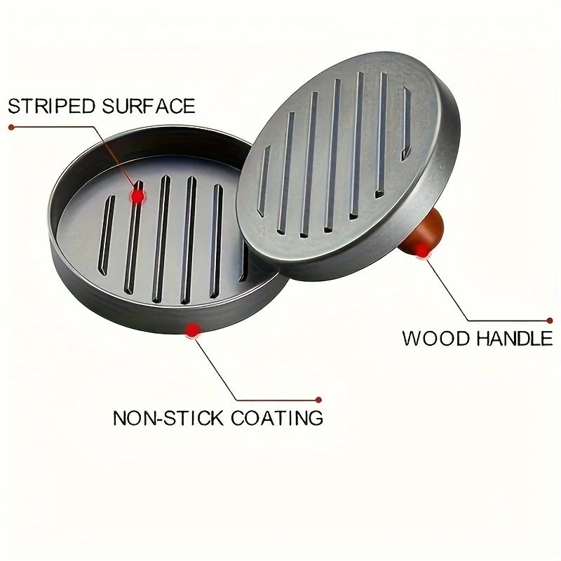 1PC Burger Press Non-Stick Hamburger Press Patty Maker Mold | Meat Beef Cheese gallery