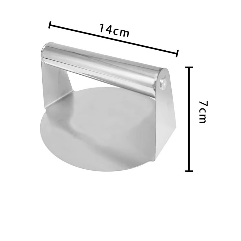 Stainless Steel Smash Burger Press | Heavy Duty Patty Maker & Smasher Mold for B gallery