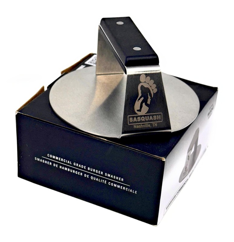 Sasquash 6" Heavy Duty Burger Press - Stainless Steel Smasher gallery