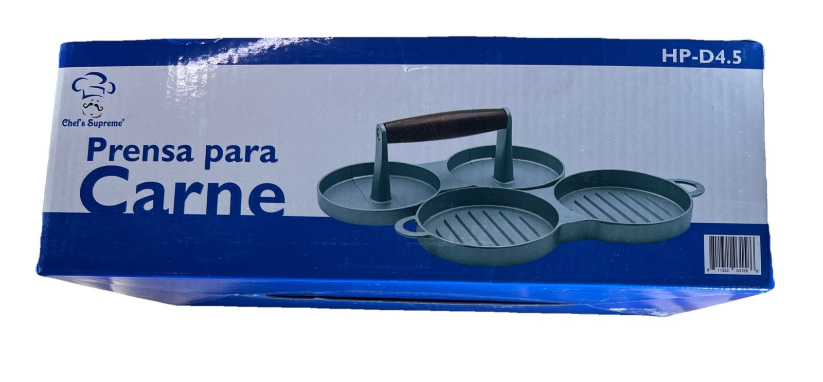 Brand New Double Patty Burger Press -Non-Stick Hamburger Press - Chef's Supreme gallery