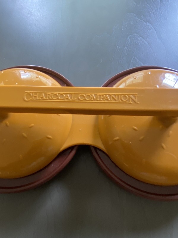 Charcoal Companion Double Hamburger Press Mold 2005 Burger 4.5" Circular Patties gallery