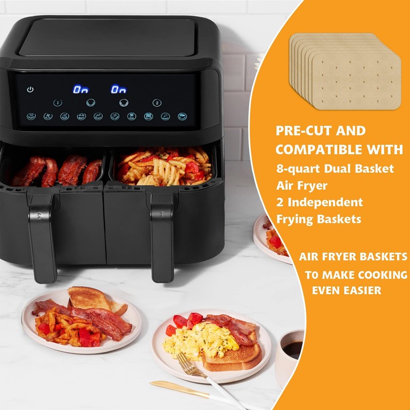 Air Fryer Parchment Paper 8.1 × 5.5 inches, × inches - 200 Pieces gallery