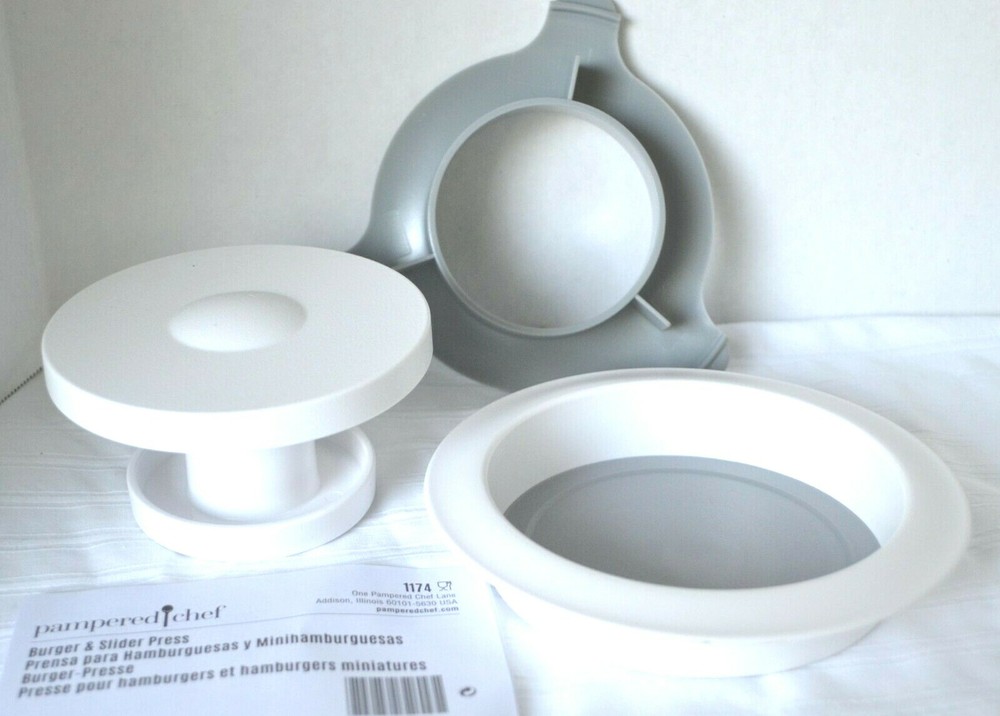 Pampered Chef BURGER & SLIDER PRESS - Makes a Great DAD GIFT - Fun for KIDS too!