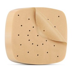 Beasea Perforated Parchment Paper, 200pcs 7 Inch Air Fryer 7 Inch, Unbleached