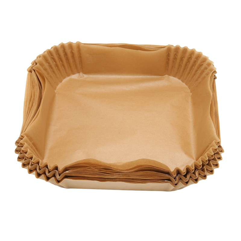 100Pcs Disposable Fryer Paper Non Stick Oil Proof Square Liners gallery