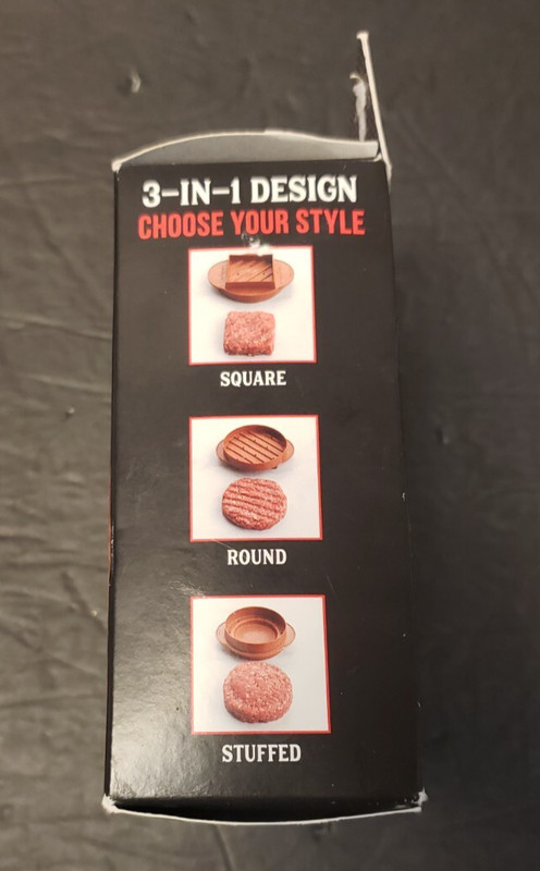 Nordic Ware 3 In 1 Stuffed Burger Maker & Patty Press Indoor Outdoor New in Box gallery