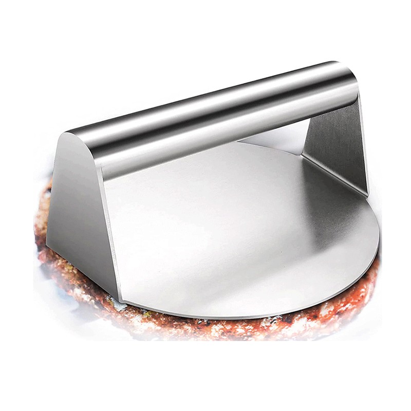 Stainless Steel Burger Press, 5.5 Inch Round Smasher,Non-Stick Smooth Hamburger gallery