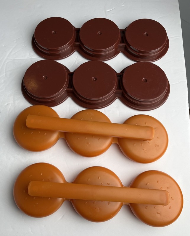 2x Charcoal Companion Mini Burger Presses - Patty Triple Slider 2.5" Burgers gallery